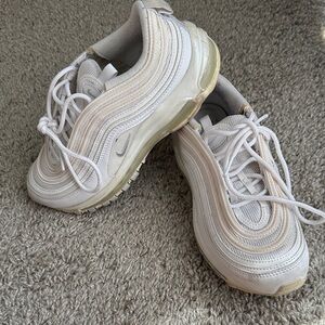 Nike White/Cream Air Max 97 Sneakers
